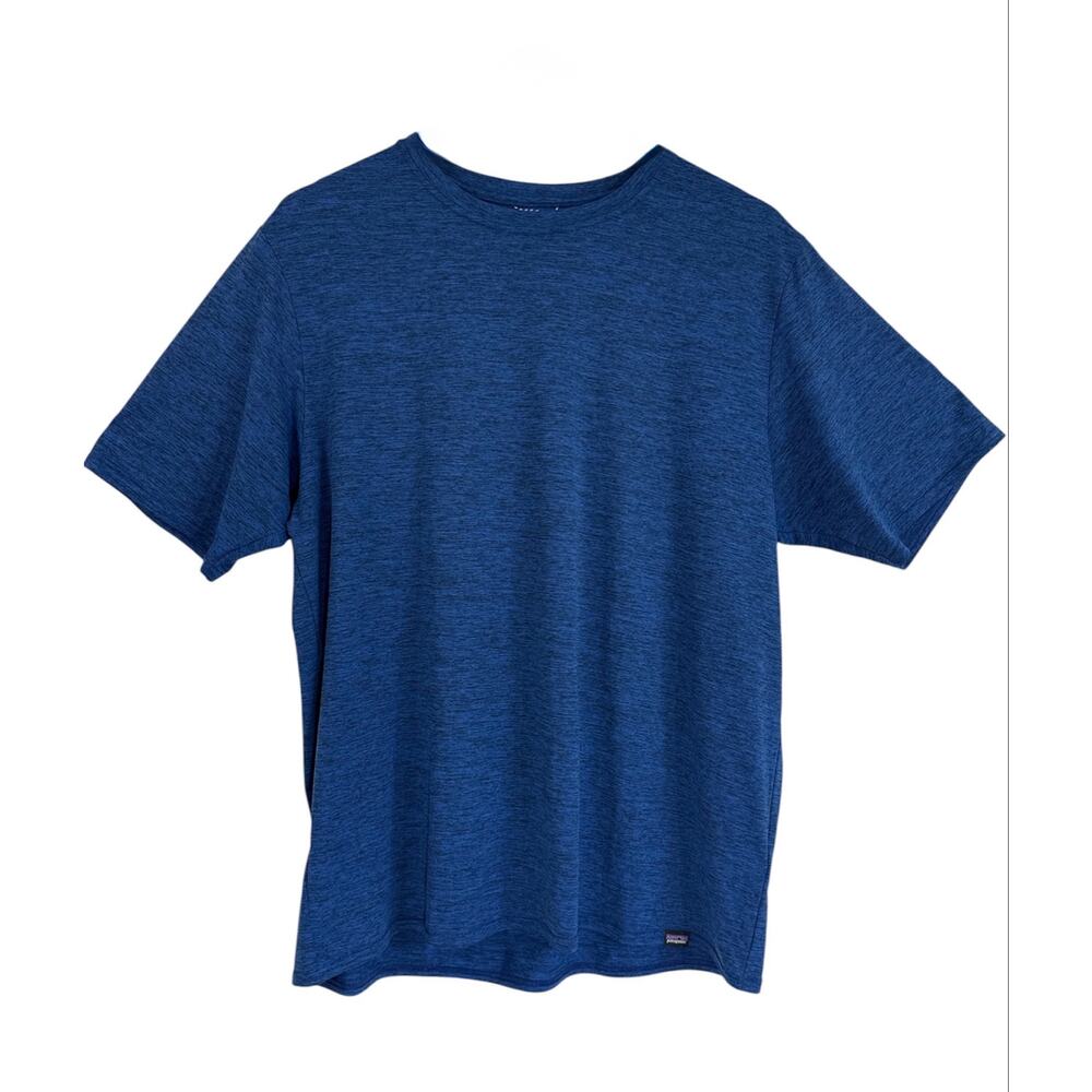 Patagonia Men’s Capilene Cool Daily Shirt Blue Size L UPF Stretch Outdoor Hiking - Picture 2 of 11